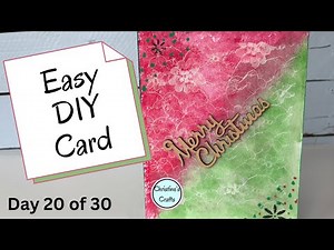 Make a Beautiful Card With Stuff You Already Have!