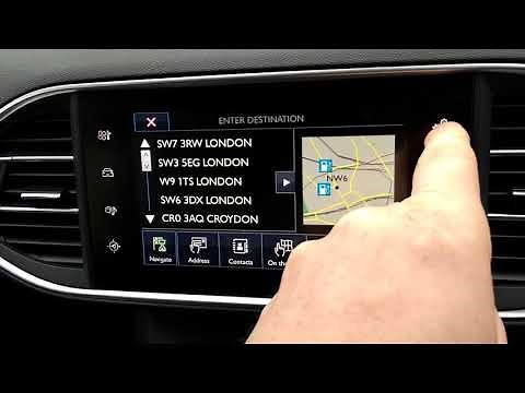 Peugeot 2016/2017: How to delete previous destinations from SatNav system