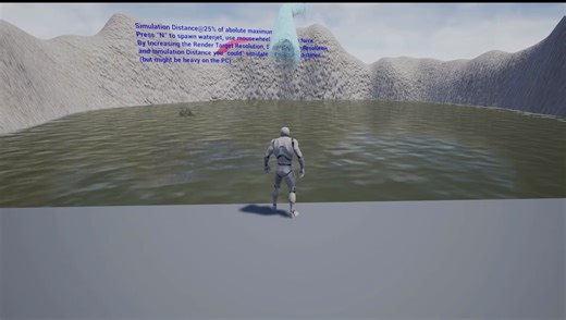 UE4免费的可交互水工程