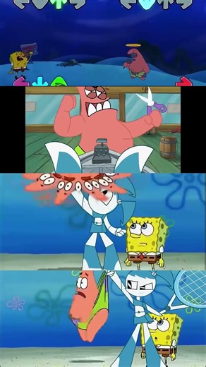 FNF Mobile Showdown: Blue Patrick Takes on Red Patrick Star - Epic Remix Battle #FridayNightFunki...