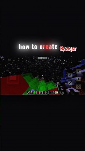 minecraft But how to create a rocket