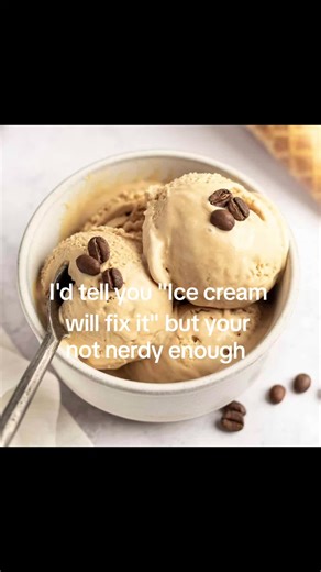 Ice cream WILL fix it trust guys #mindlessselfindulgence #ilovemsi #msi #alamode #fyp