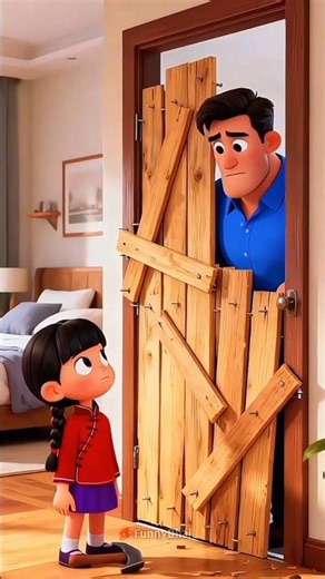 দরজা বন্ধ করে দিলাম 😢 #shortsfeed #banglacartoon