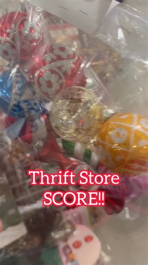 Ana Ochoa | Thrift Trips, Tips, & Flips! on Instagram: "It was hard to really tell if some of these ornaments were glass and or plastic but based on my general knowledge of vintage and glass ornaments I strongly suspected, and I was right! All of these glass ornaments for $1.49 total that I get to add to my vintage ornament Christmas tree! 🙌🏼 And more evidence that you can, in fact, thrift ornaments like this! 🥰🎄 . . . #thriftscore #vintagehome #thriftedhome #vintagechristmas #vintagechristm