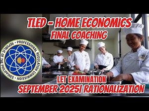 TLEd - Home Economics LET Final Coaching September 2025 | TLE DRILLS