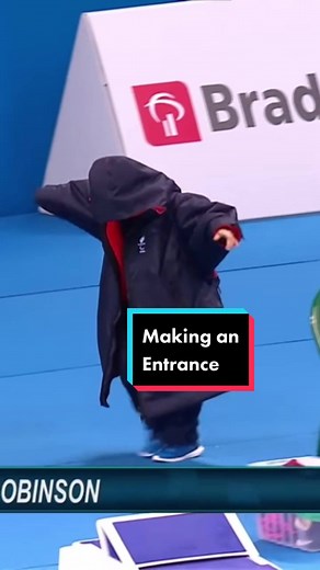 Paralympic Swimmers Making an Entrance