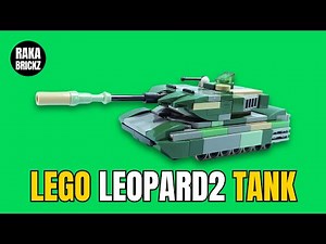 Building The Legendary Leopard 2A4 Tank in LEGO! | German Main Battle Tank MOC