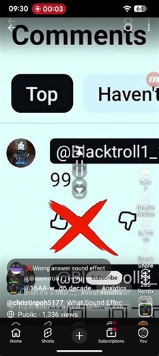 I accidentally heard the wrong answer sound effect by mistake!