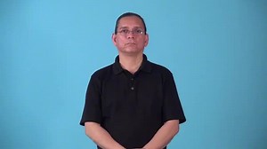 Watch how to sign 'steadied' in American Sign Language.