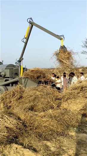 Self control thresher machine #automobile #farming #tractor #threshar #rktractors