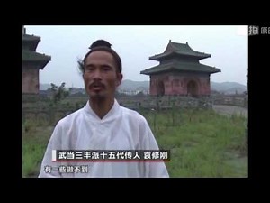 武当道家养生气功之鹤形桩功、wudang qigong 、Master yuan xiu gang