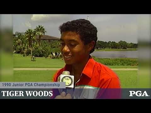 14-Year Old Tiger Woods at 1990 Junior PGA Championship