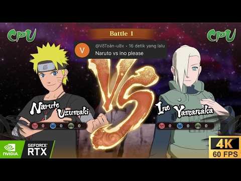 NARUTO VS INO || NARUTO X BORUTO Ultimate Ninja STORM CONNECTIONS [4K60FPS]