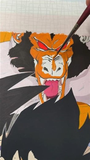 Oozaru Vegeta painting - DBZ #drawing #anime #animeart #dbz #animedrawing #animelover #dragonball