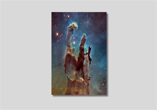 Pillars of Creation , Space Canvas Print, James Webb Telescope ,space Poster - Etsy