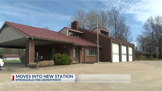 Moves into new station 4: Springdale Fire Department