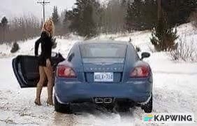 5.3K views | A blonde driving a car became lost in a snowstorm. She...