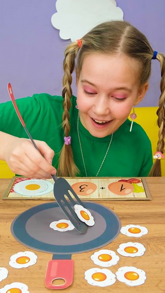 Solve the Equation! 🥚➕ Egg Count and Calculate! ✨