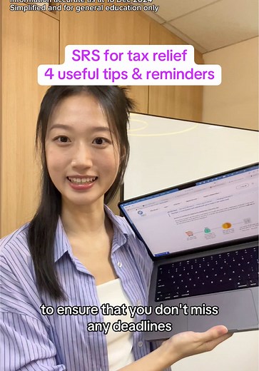 Understanding SRS for Tax Relief in Singapore