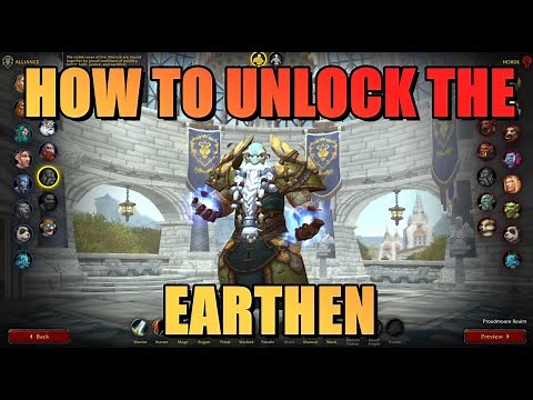 Warcraft: How to Unlock the Earthen part 1 - Complete Walkthrough