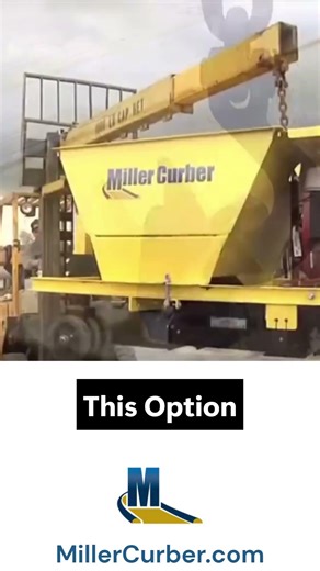 Miller Curber Curb Machine Lifting Lug Option #machinery #asphalt #concrete #roadrepair