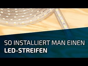 So installiert man einen LED-Streifen