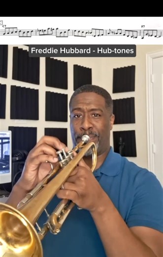 Freddie Hubbard's smooth pattern on Hub-tones. #jazz #trumpet #freddiehubbard