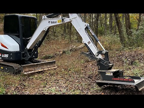 Brush Cutting Mini Excavator