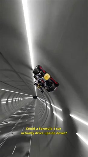 Can a F1 Car Drive Up Side Down?