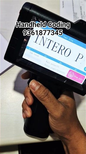 Handheld Coding Machine #interopactec#codingmachine #printingmachines #packagingmachine