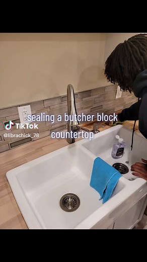 How to Seal Butcher Block Countertop with Hampton Bay Mineral Oil