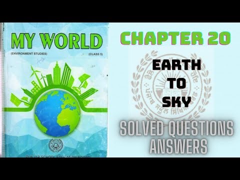 |CLASS 5TH|PSEB|EVS|CHAPTER 20[EARTH TO SKY]