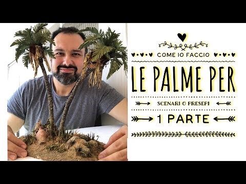 Diorama con palme 1 parte