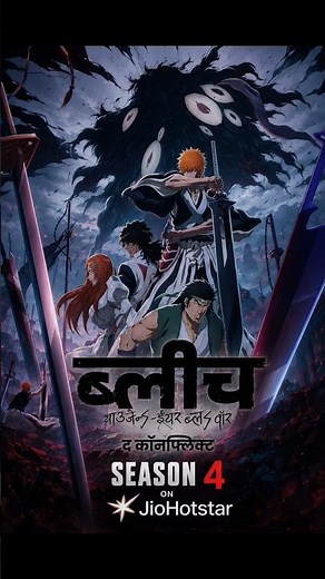 ANI-ONE INDIA x JioHotstar 👀🥵 BLEACH Thousand Year Season 4 Episode Hindi Dubbing 2025 Fans Reaction