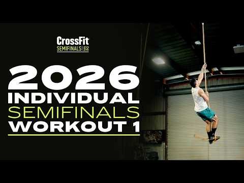 2026 CrossFit Games Individual Semifinals Workout 1
