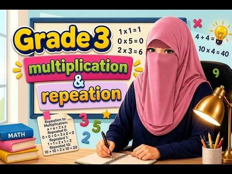 Math Grade3 | multiplication & repeat addition