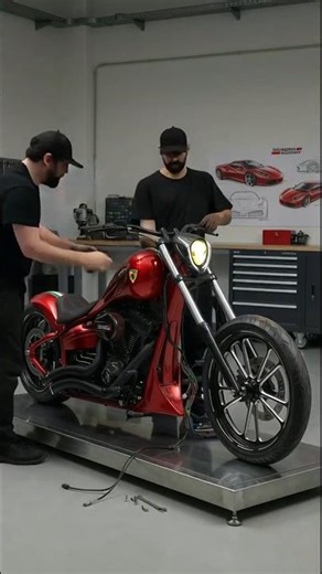 A FERRARI MOTORCYCLE? 😳
