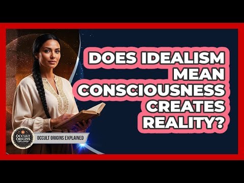 Does Idealism Mean Consciousness Creates Reality?