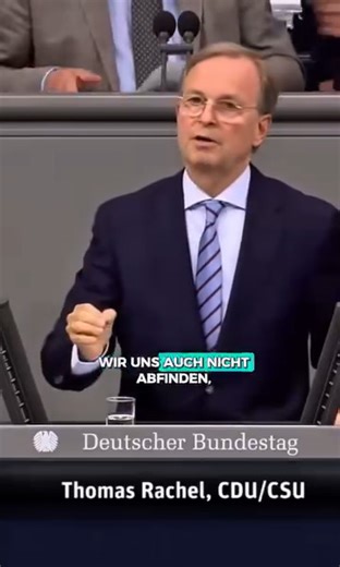 5.5K views · 166 reactions | ️ Meine erste Rede im Deutschen Bundestag - in der neuen Legislaturperiode   Ich habe über die Bedeutung der Entwicklungszusammenarbeit gesprochen. Sie ist ein unverzichtbarer Teil einer verantwortungsvollen Außenpolitik.  Schaut rein CDU/CSU-Bundestagsfraktion | Thomas Rachel | Facebook