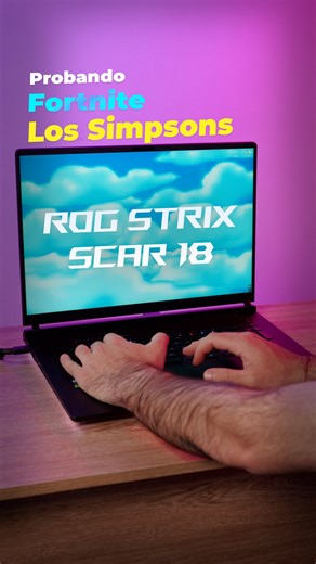 2K views | Probando Fortnite x Los Simpson en el ROG Strix Scar 18 ⁣ ⁣ El crossover que nadie pidió, pero todos queremos. ⁣ ⁣ #ROGStrixScar18 #AsusROG #Fortnite #LosSimpson | ASUS | Facebook