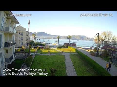 Webcam Live from Calis Beach, Fethiye Turkey | Fethiye webcam