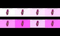 Mix of 8 videos from youtube : All Barney Errors at once Part 1-8