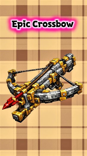 Minecraft Amazing Recipes You Didn’t Know! 🤯🔥I craft Epic Crossbow #shorts #youtubeshorts