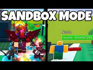 NEW SANDBOX MODE IS AMAZING in Roblox Retro Tower Defense (RTD)