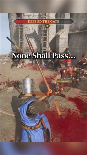 You’ll have to go through me #chivalry2 #gamingshorts #medieval