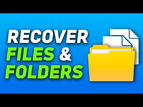 How To Recover Permanently Deleted Files & Folders in Windows 11 - Fast & Easy