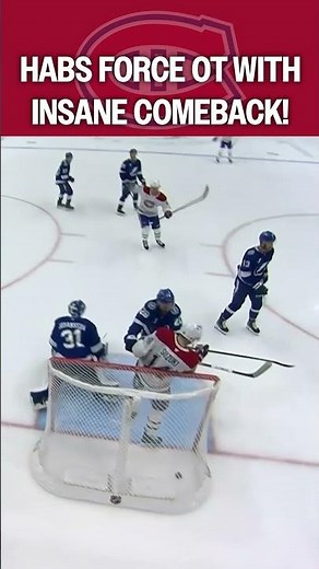 Habs force OT with FOUR-GOAL comeback!