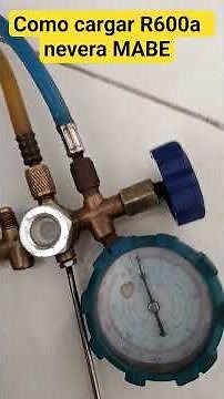 What is the procedure for charging a refrigerator with R600a refrigerant? #refrigerationexperts