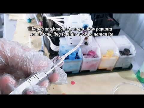 How to repair Epson L120 printer | line and color problem