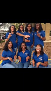 Sisterhood! Congrats to the Spring '25 line of the Delta Upsilon Chapter of Sigma Gamma Rho Sorority, Inc. at Edward Waters University! 📽: @babychy2300_ @ewusgrhos #SGRho | HBCU Alum
